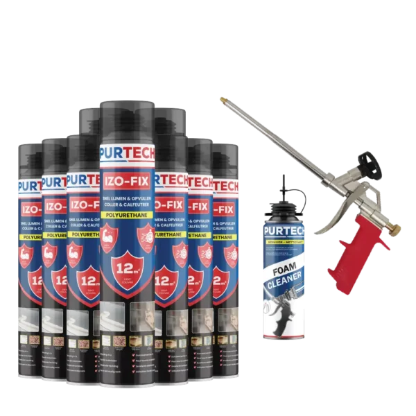 Purtech IZO Fix NBS Combibox | Lijmbussen, Pistool & Cleaner