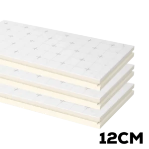 PIR isolatieplaat Elevate 12 cm met aluminium cachering voor platte daken