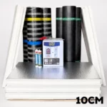 Plat dak isolatie pakket met PIR platen en roofing 4mm leislag