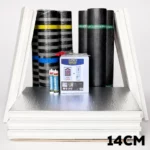 Plat dak isolatie pakket met PIR platen en roofing 4mm leislag