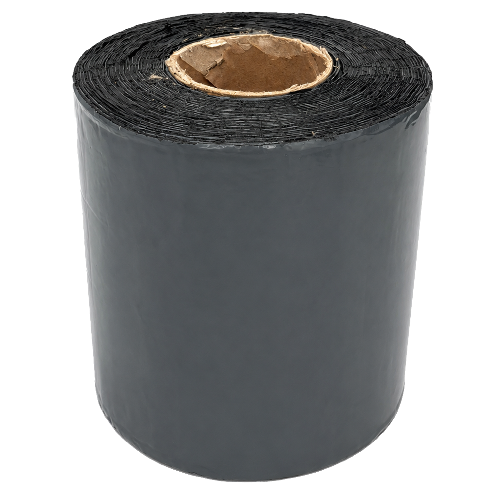 Bande de roofing bitumineuse noire autocollante en rouleau