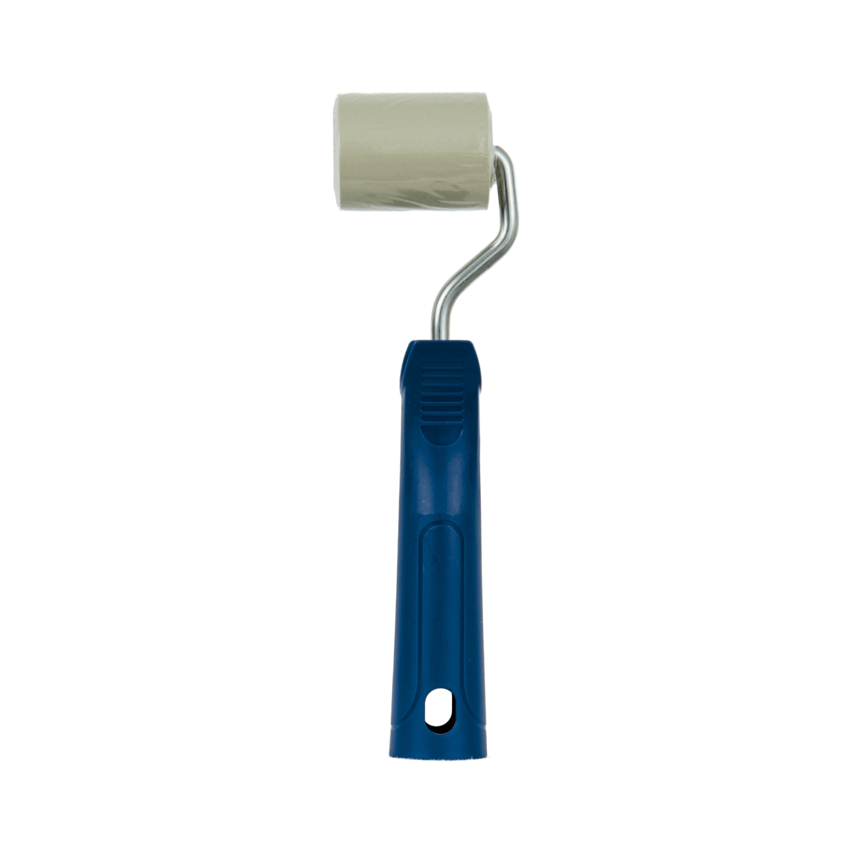 Applicatieroller voor dakafdichting en vloeibare coating met blauwe handgreep